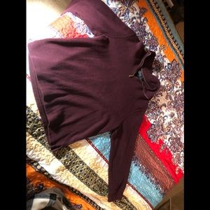 Burgundy Ralph Lauren Polo qtr zip Pullover